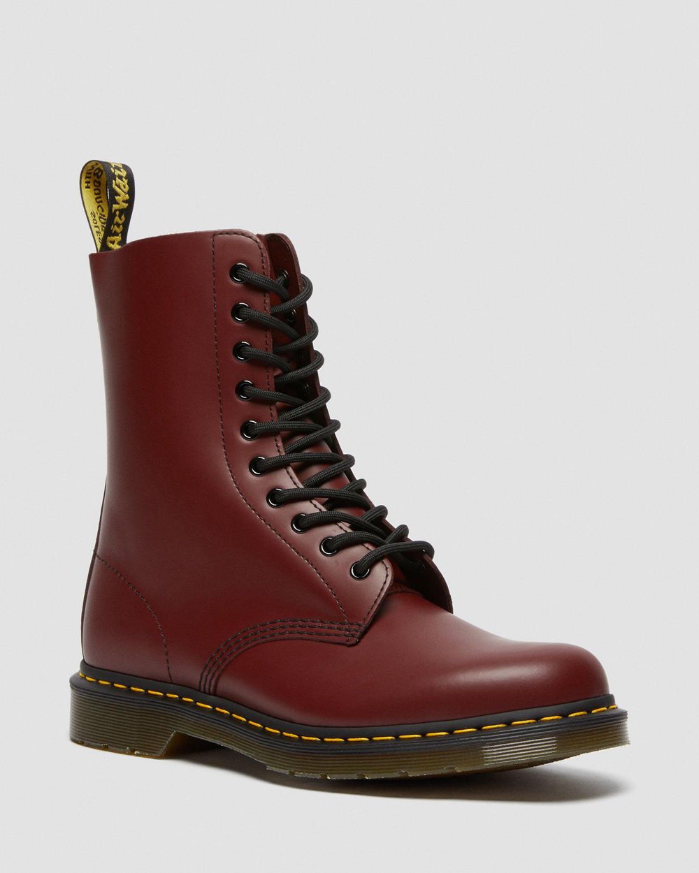 Dr Martens 1490 Smooth Kožené Čižmy Damske ( Červené ) SK 062-PZUVKH